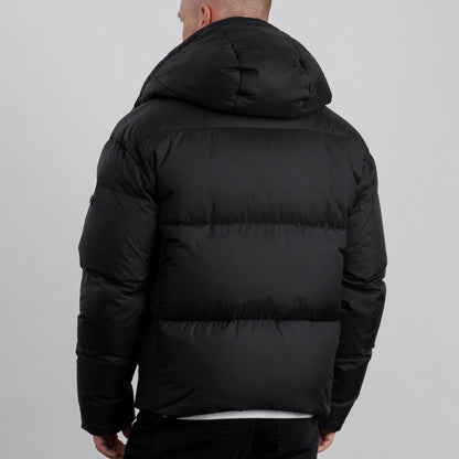 Zian Men's Quilted Jacket – Lightweight Model with Zipper Closure & Side Pockets