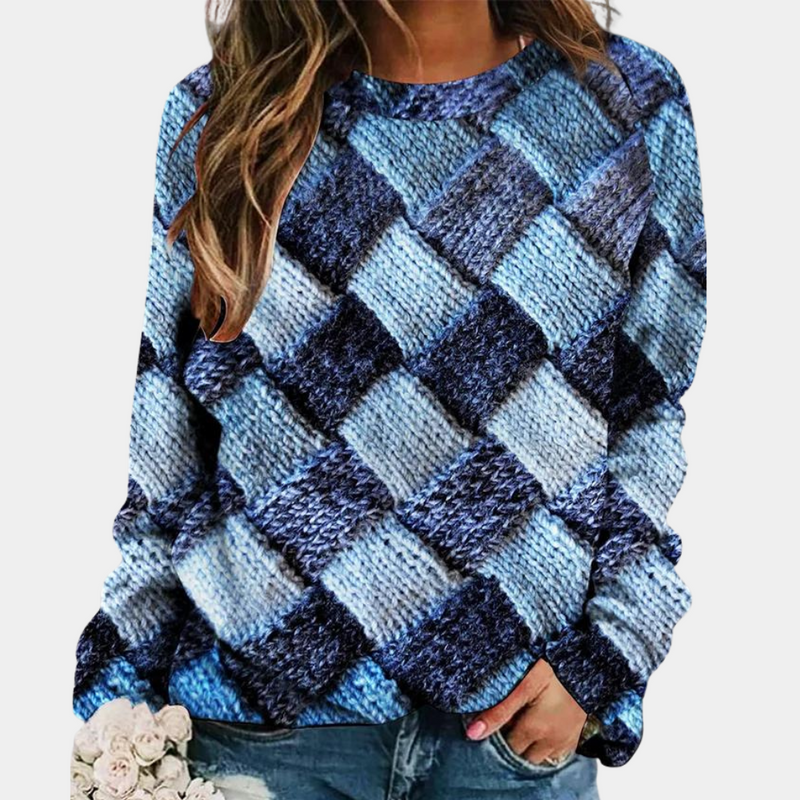 Karina Women's Sweater – Colorful Knit Sweater, Casual & Trendy Comfort Style