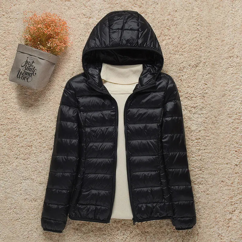 Daphne elegant women's jacket for transitional weather - black