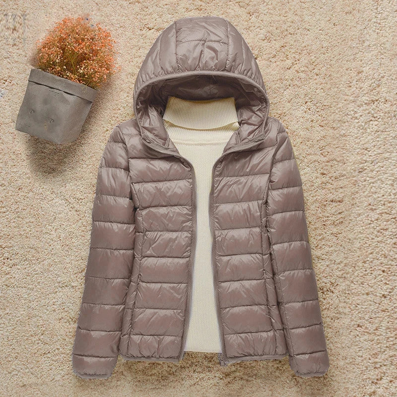 Daphne women's mid-season jacket with hood
