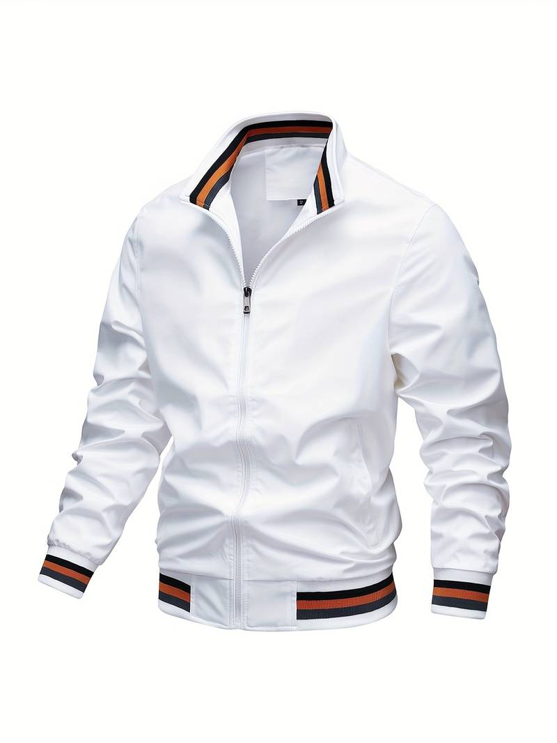 Elegant Men's Jacket design-white