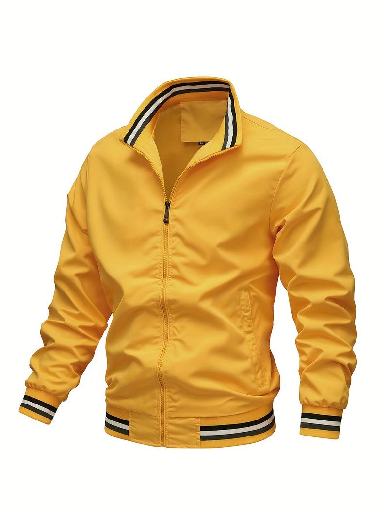 Elegant Men's Jacket design-yellow
