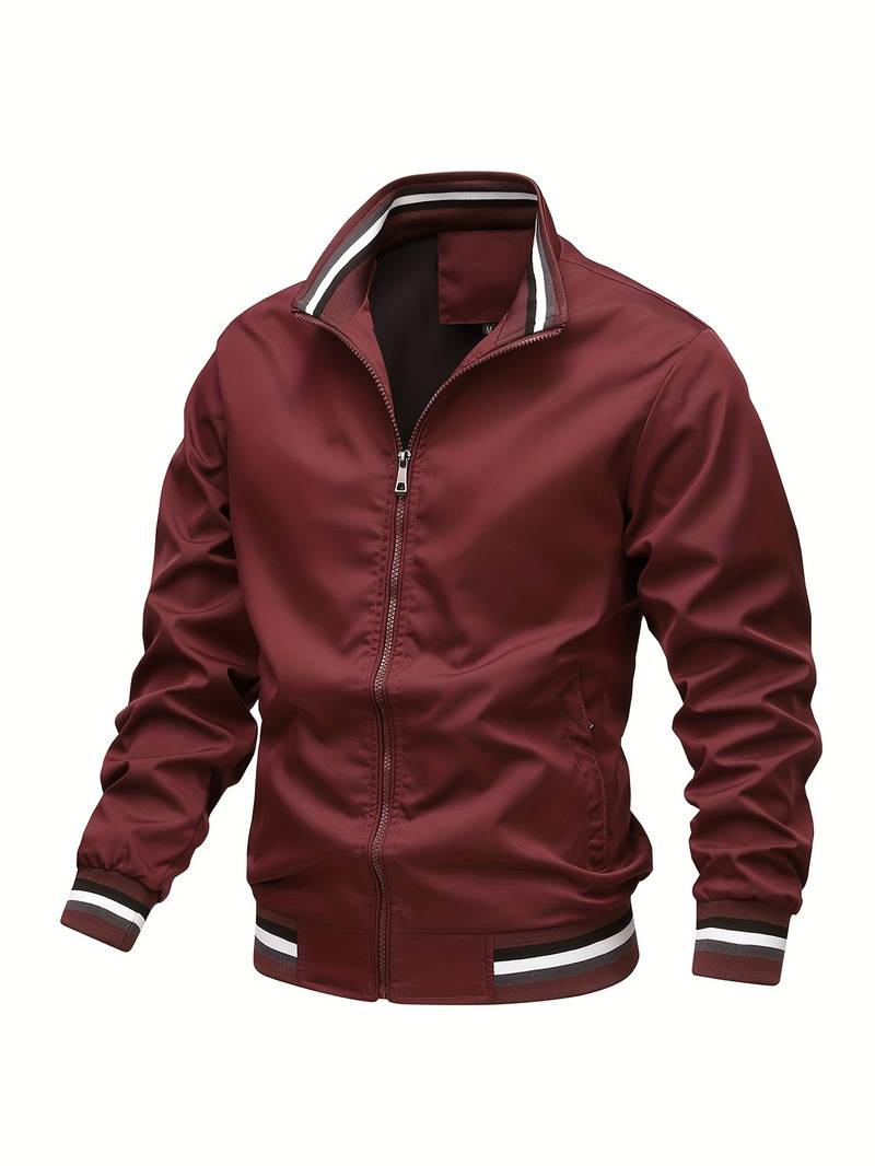 Elegant Men's Jacket design-Red