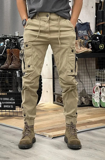 David Men's Pants – Stretch Cargo Style with Spandex