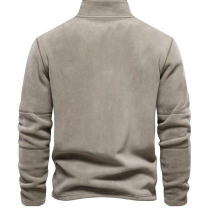 James Pull Homme Laine Zippé – Chaud, Confortable & Élégant avec Doublure Douce
