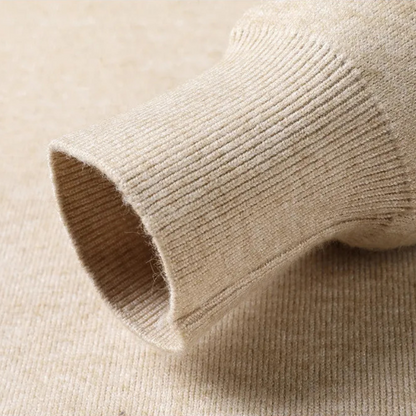 Keneth Pull Homme à Col Roulé – Élégant, Chaud & Confortable en Cachemire Laine Mélangée