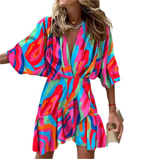 Dolly Robe Longue Femme – Élégante & Confortable pour Soirées, Mariages & Quotidien Chic