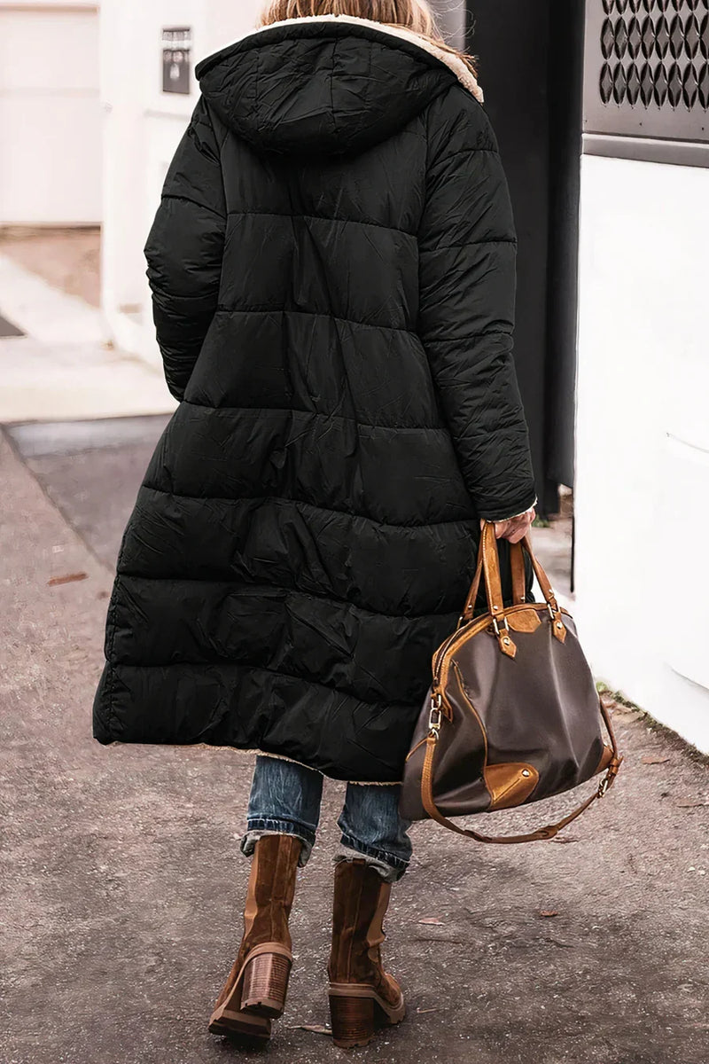 Theodora Women's Coat – Elegant and Warm Reversible Coat for a Versatile Style
