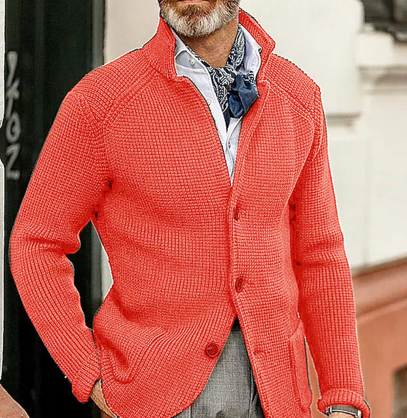 Edward Vintage Blazer – High Collar Classic Style