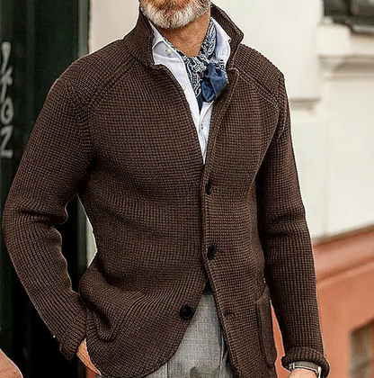 Men's High Collar Blazer