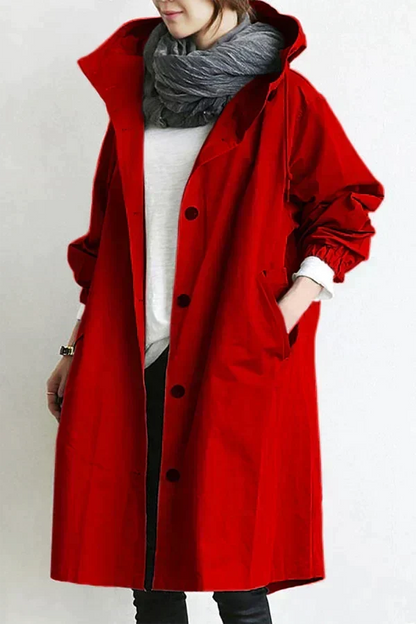 Elizabeth Women's Raincoat | Waterproof & Breathable - red