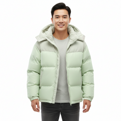 Erick Men's Winter Jacket with Hood – Padded Lining, Regular Fit & Windproof