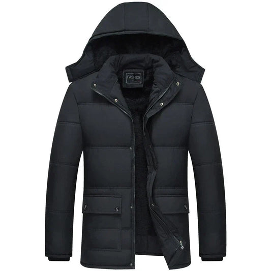 Gabriel Veste Homme – Doudoune à Capuche Chaude & Stylée pour Hiver