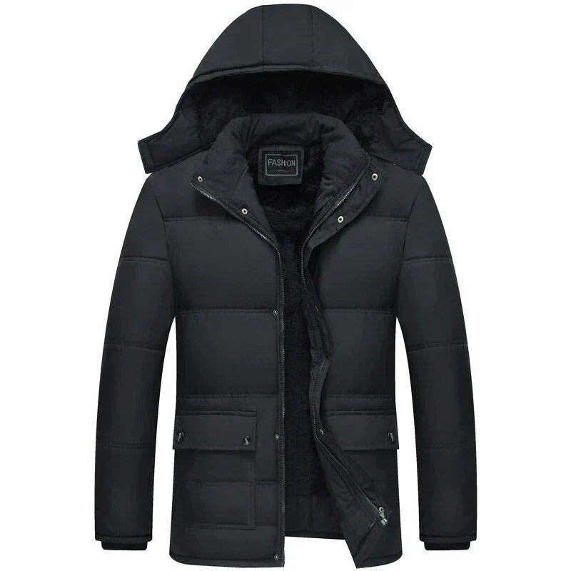 Gabriel Men's Jacket – Warm & Stylish Hooded Down Jacket for Winter