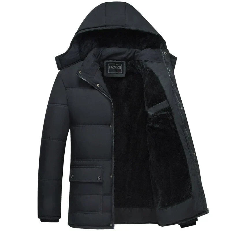 Gabriel Men's Jacket – Warm & Stylish Hooded Down Jacket for Winter