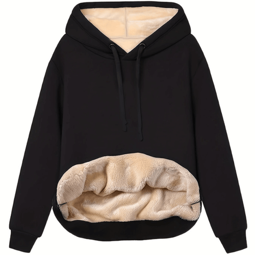 Kaylani Hoodie Femme – Sweat à Capuche d’Hiver Chaud en Polaire Douce et Confortable