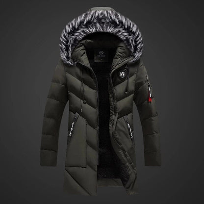 Ryan Manteau Homme d’Hiver – Isolation Chaude, Tissu Déperlant & Capuche Ajustable