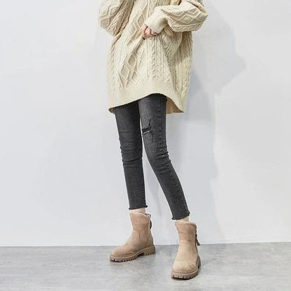 Hope Bottes d’Hiver Femme – Chaudes Bottes en Daim Doux avec Doublure Confortable & Semelle Antidérapante
