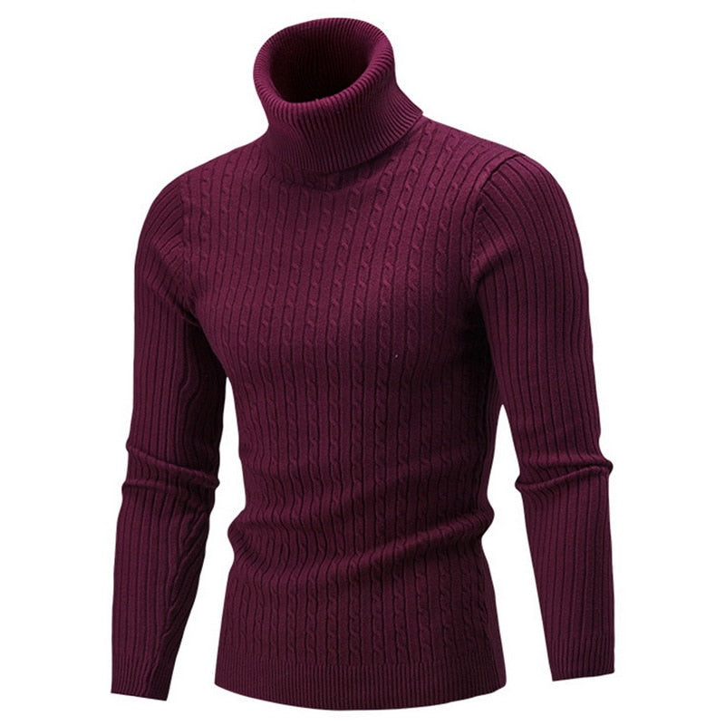 Klaus Pull Col Roulé Homme – Tricot Exclusif Élégant & Confortable en Maille Haut de Gamme