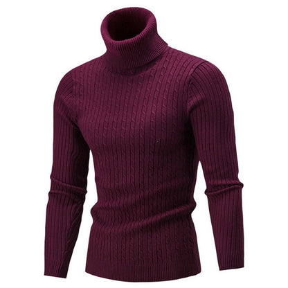 Klaus Pull Col Roulé Homme – Tricot Exclusif Élégant & Confortable en Maille Haut de Gamme