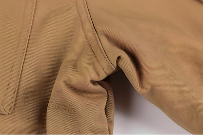 George Veste Outdoor Homme – Style Militaire avec Capuche Doublée & Multiples Poches