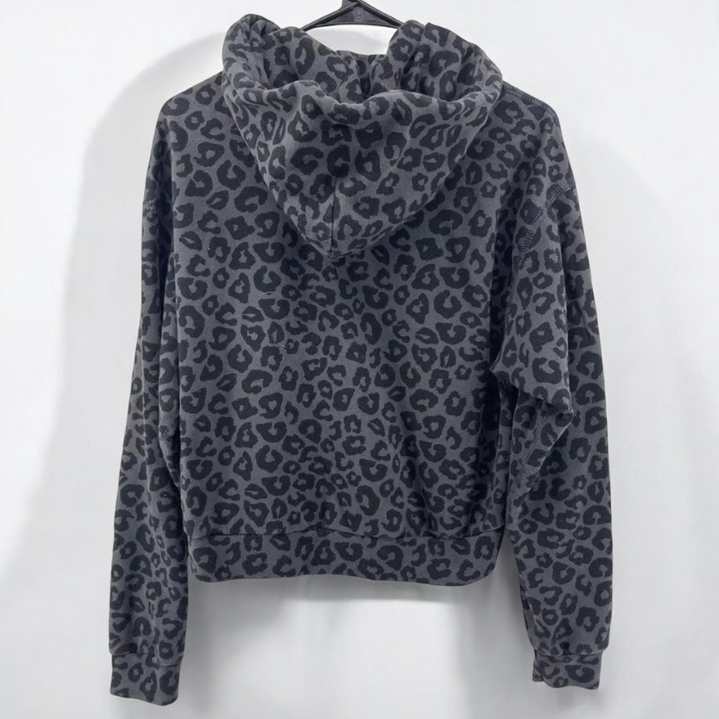 Andrew Men's Hooded Sweatshirt – Relaxed Fit & Modern Leopard Pattern