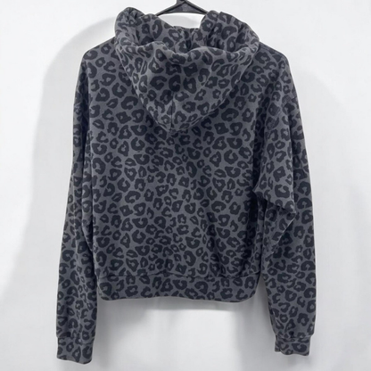 Andrew Men's Hooded Sweatshirt – Relaxed Fit & Modern Leopard Pattern