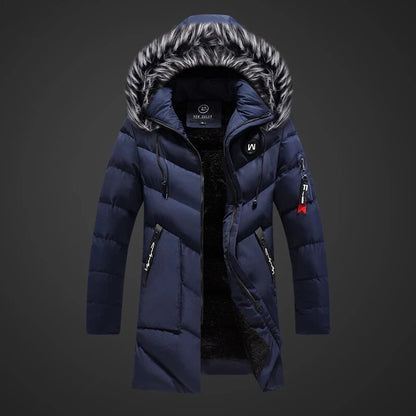 Ryan Manteau Homme d’Hiver – Isolation Chaude, Tissu Déperlant & Capuche Ajustable