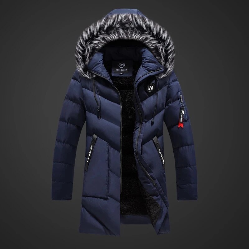 Ryan Winter Coat for Men – Warm Insulation, Water-Repellent Fabric & Adjustable Hood
