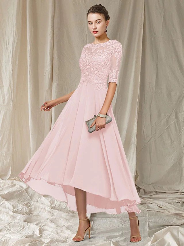 Havana Women's Evening Dress – Elegant Long Lace Dress with Flattering Cut for Festive Occasions
