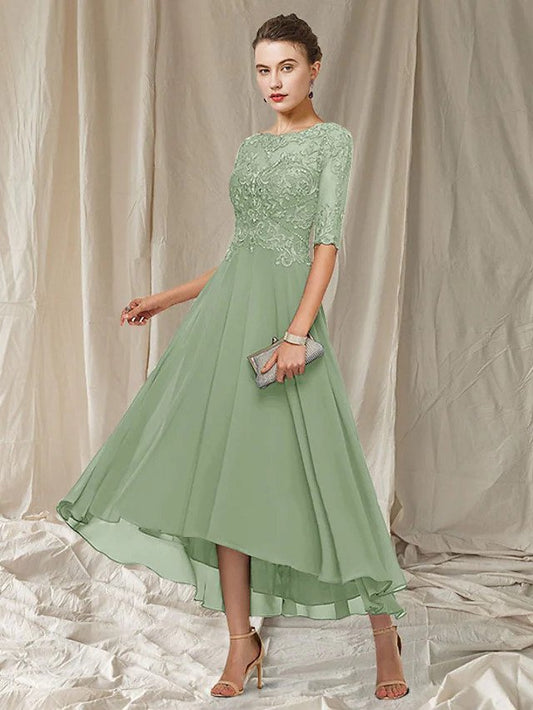 Havana Women's Evening Dress – Elegant Long Lace Dress with Flattering Cut for Festive Occasions