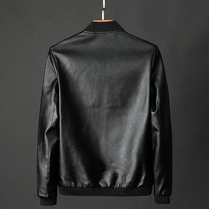 Vincent Veste Homme – Veste en Cuir Premium Élégante et Durable au Style Intemporel
