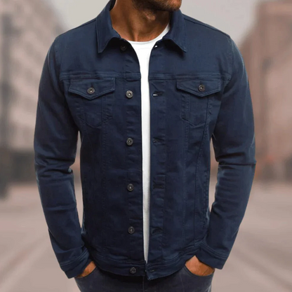 Ethan Manteau Homme – Veste Élégante avec Fermeture Boutons, Style Classique & Moderne