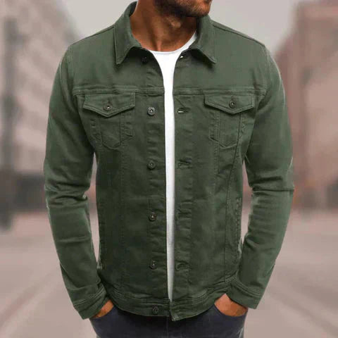 Ethan Manteau Homme – Veste Élégante avec Fermeture Boutons, Style Classique & Moderne