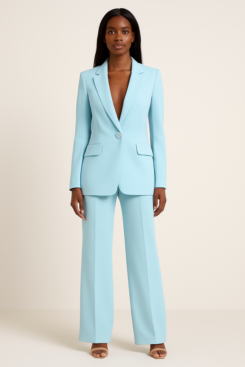 Lyla Women's Set – Elegant Satin Suit with Loose Fit & Modern Style