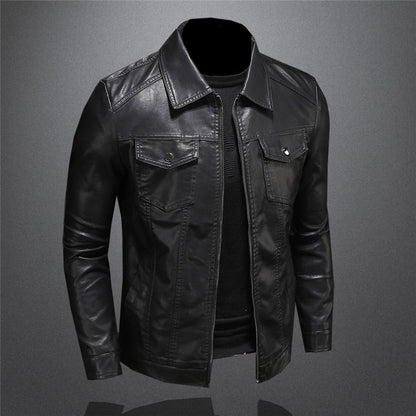 Robert Veste Homme en Cuir Premium – Style Intemporel, Résistant & Élégant