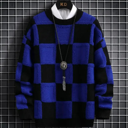 Ythan Pull Homme en Cachemire – Col Rond Classique, Coupe Régulière & Confort Doux