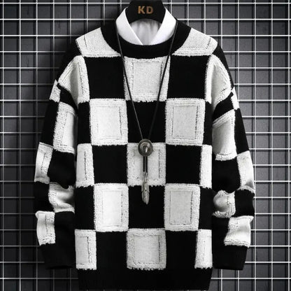 Ythan Pull Homme en Cachemire – Col Rond Classique, Coupe Régulière & Confort Doux