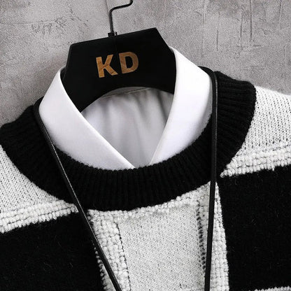 Ythan Pull Homme en Cachemire – Col Rond Classique, Coupe Régulière & Confort Doux