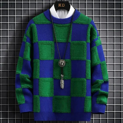 Ythan Pull Homme en Cachemire – Col Rond Classique, Coupe Régulière & Confort Doux