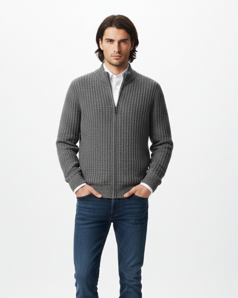 Danny Men's Merino Wool Gilet – Full Zip, Breathable & Thermal Comfort
