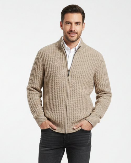 Danny Men's Merino Wool Gilet – Full Zip, Breathable & Thermal Comfort