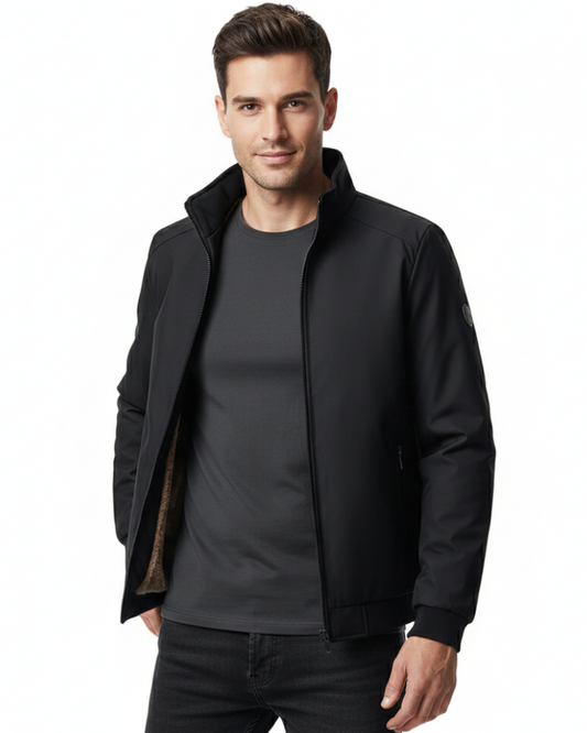 Declan Men's Winter Jacket Fleece Lined – Warm, Water-Repellent & Breathable