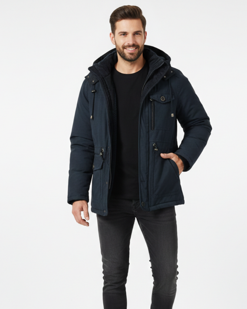 Oliver Waterproof Winter Jacket – Warm Breathable Coat with Fleece Lining & Hood