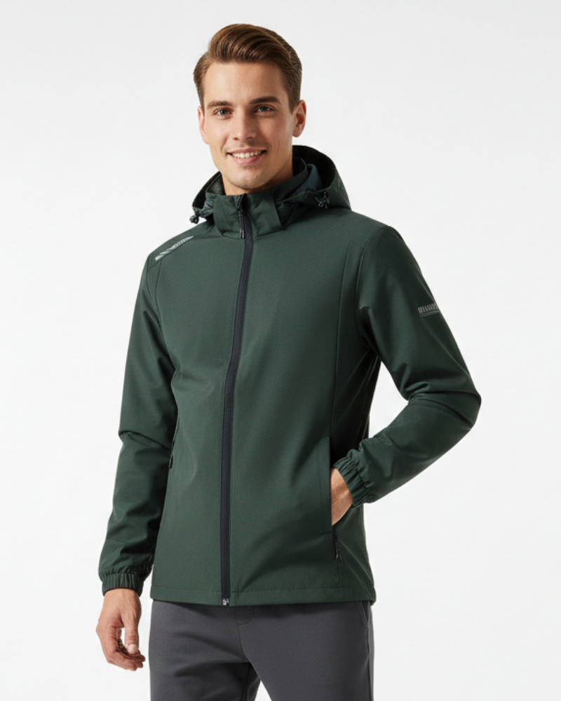 Ziven Men's Outdoor Jacket – Windproof and Waterproof Breathable Jacket for Outdoor Activities