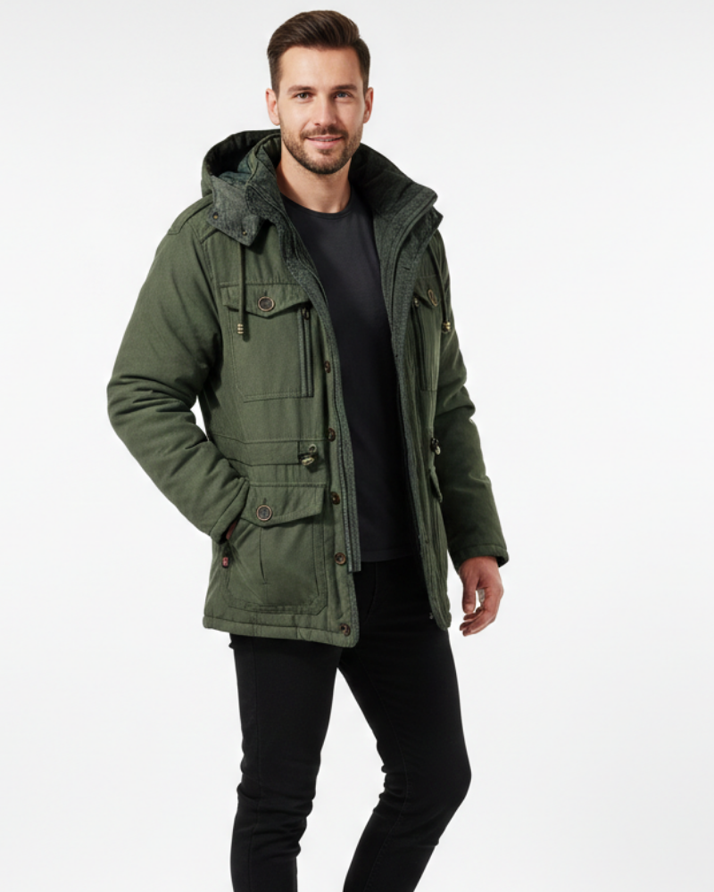 Oliver Waterproof Winter Jacket – Warm Breathable Coat with Fleece Lining & Hood