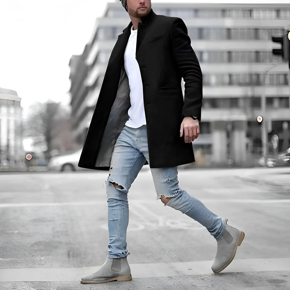 James Wool Duster Coat