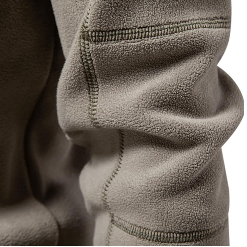 Men's zip-up wool sweater by James - sleeves detail