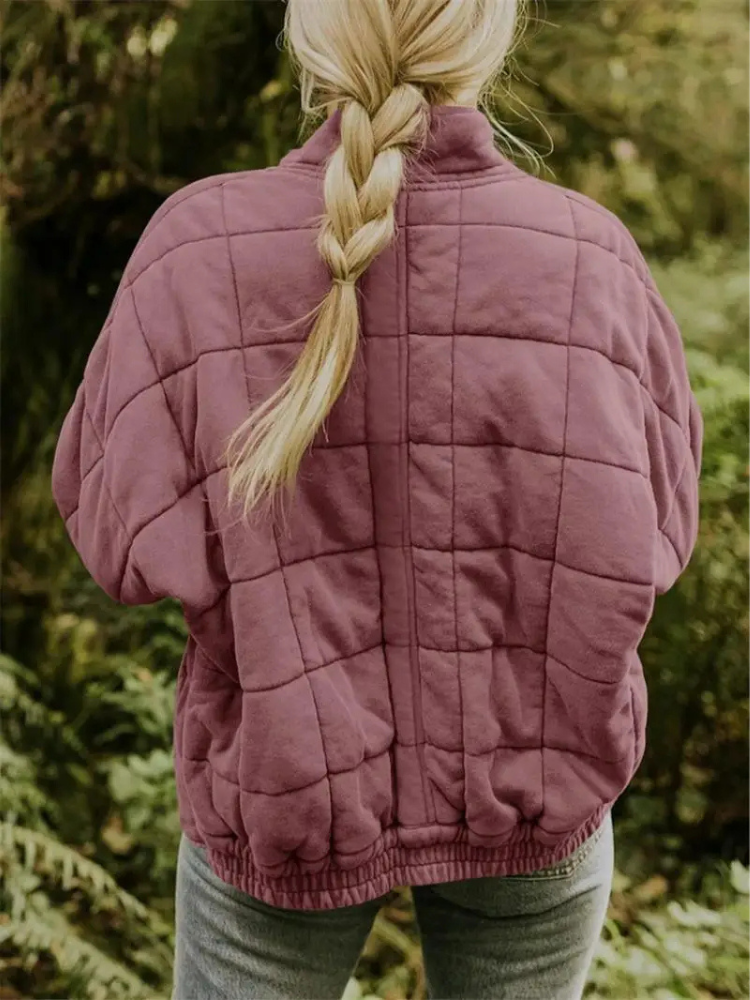 Jane modern quilted jacket for cold weather