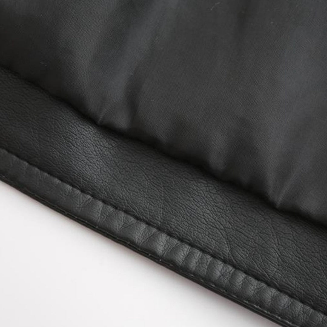 Women's Biker Jacket detail